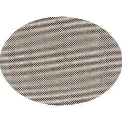 Individual de mesa oval texaline preto