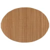 Individual de mesa oval 48x35cm em bambu
