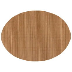 Individual de mesa oval 48x35cm em bambu
