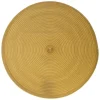 Individual de mesa redondo mostarda TEXALINE 38cm