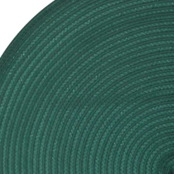 Individual de mesa redondo verde esmeralda TEXALINE 38cm
