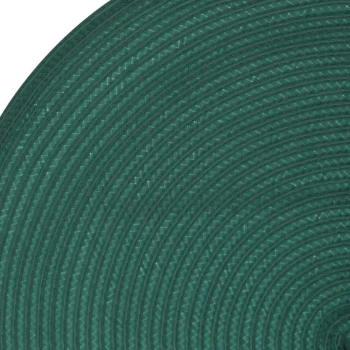 Individual de mesa redondo verde esmeralda TEXALINE 38cm