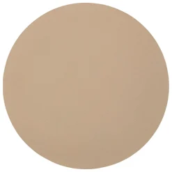 Individual de mesa redondo tenor bege 38cm