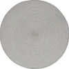 Individual de mesa redondo cinza claro TEXALINE 38cm