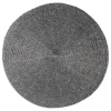 Individual de mesa redondo PERLY cinza 35cm