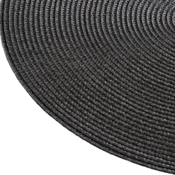 Individual de mesa redondo cinza TEXALINE 38cm