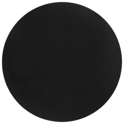 Individual de mesa redondo tenor preto 38cm