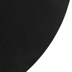 Individual de mesa redondo tenor preto 38cm