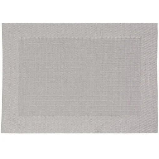 Individual de mesa texaline cinzento