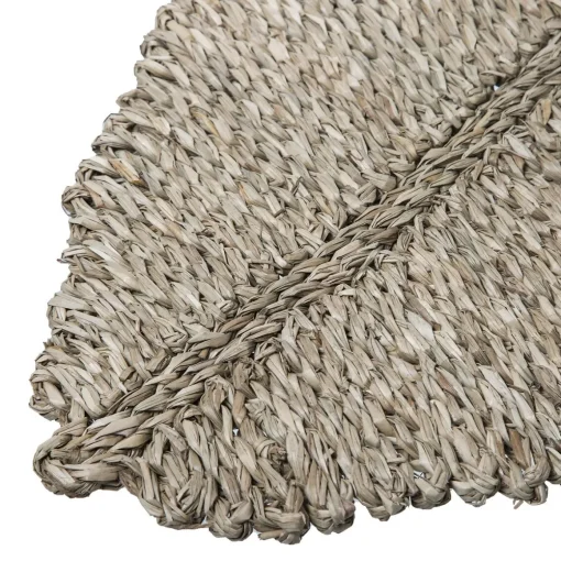 Individual FOLHA castanha em seagrass