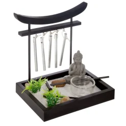 Jardim ZEN com sinos