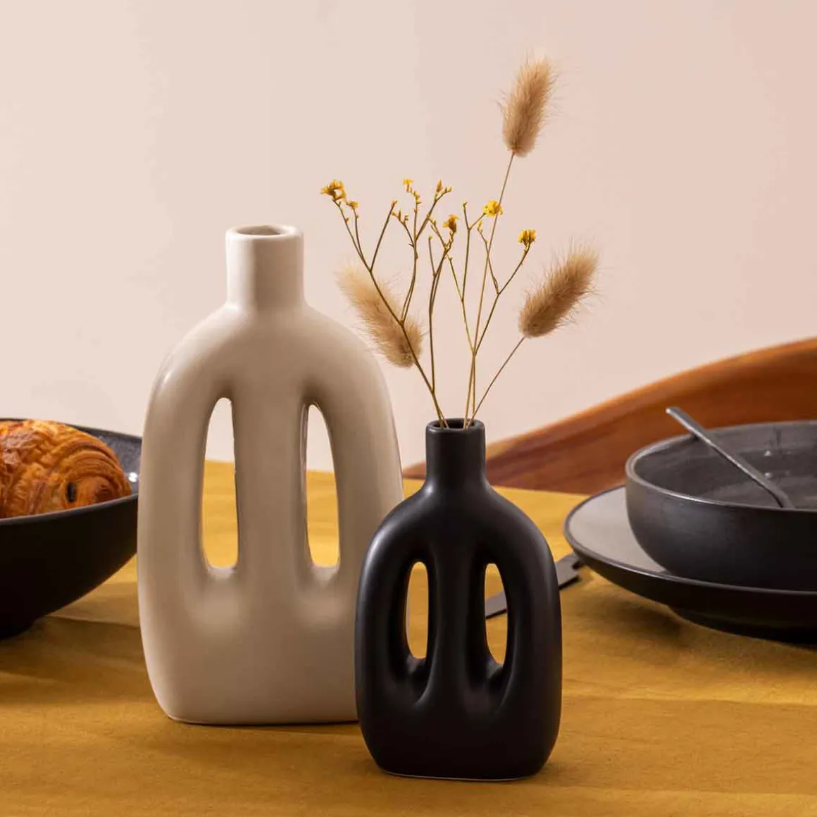 Jarra cerâmica INUIT preta