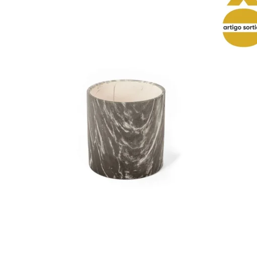 Jarra de cerâmica efeito mármore 11,6cm