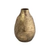 Jarra de cerâmica rustic SAND dourada 25cm