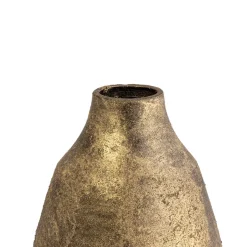 Jarra de cerâmica rustic SAND dourada 25cm