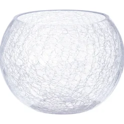 Jarra de vidro AQUÁRIO CRAQUELE transparente