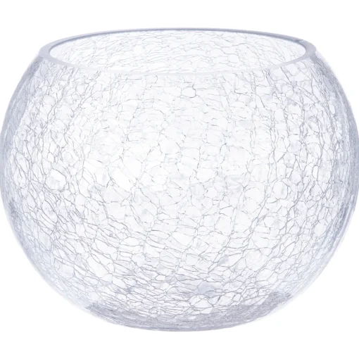 Jarra de vidro AQUÁRIO CRAQUELE transparente
