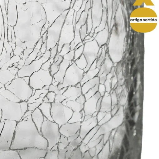 Jarra de vidro CRAQUELE coul 20cm
