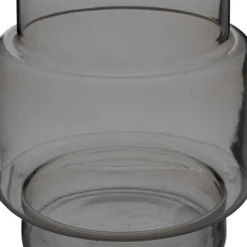 Jarra de vidro geométrica MAY cinza