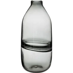 Jarra de vidro LINE cinza 30cm