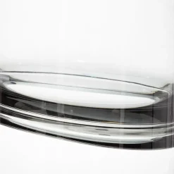 Jarra de vidro LINE cinza 30cm