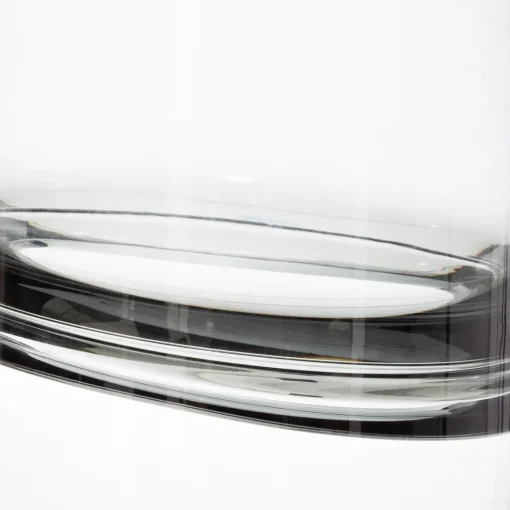 Jarra de vidro LINE cinza 30cm