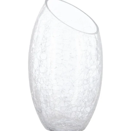 Jarra de vidro transparente CRAQUELE