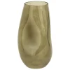 Jarra de vidro verde caqui BRAVI 28cm