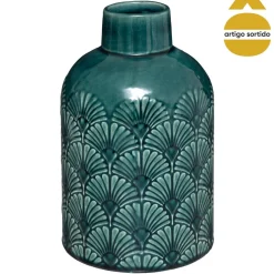 Jarra decorativa folhas FEEL 21,7cm