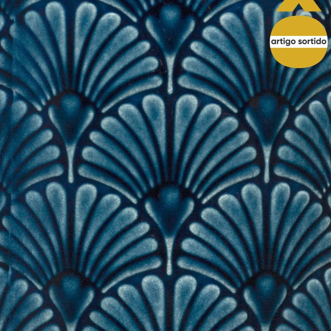 Jarra decorativa folhas FEEL 21,7cm