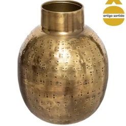 Jarra decorativa OASIS dourada 14cm