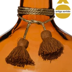 Jarra em forma de garrafa colorida