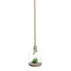 Jarra em vidro suspensa 22cm