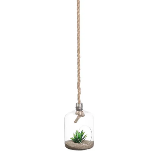Jarra em vidro suspensa 22cm