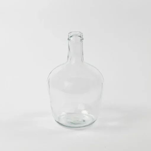 Jarra forma garrafão transparente em vidro reciclado 4l