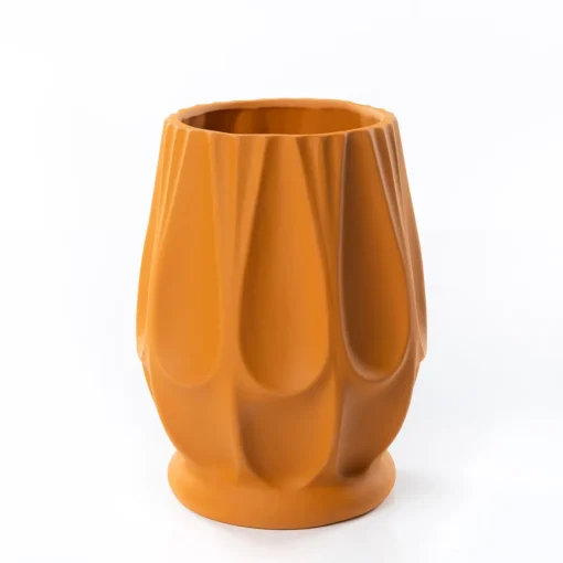 Jarra Laranja Em Cerâmica 26,5cm