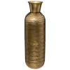 Jarra NIGHT trabalhada dourada em metal 45cm
