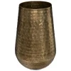 Jarra OASIS dourada em metal 23cm