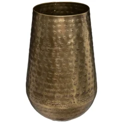 Jarra OASIS dourada em metal 23cm