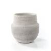 Jarra SABRE cinza em barro 14cm