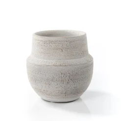 Jarra SABRE cinza em barro 14cm