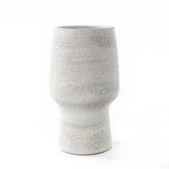 Jarra SABRE cinza em barro 27cm
