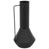 Jarra SYLVAIN preto em metal 34,5cm