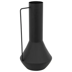 Jarra SYLVAIN preto em metal 34,5cm