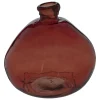 Jarra ULY âmbar de vidro reciclado 33cm