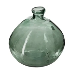 Jarra ULY verde caqui de vidro reciclado 33cm