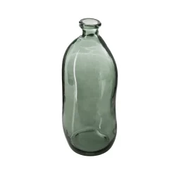 Jarra ULY verde caqui de vidro reciclado 51cm