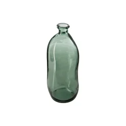 Jarra ULY verde caqui de vidro reciclado 35cm