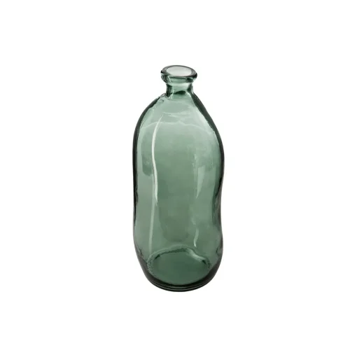 Jarra ULY verde caqui de vidro reciclado 35cm