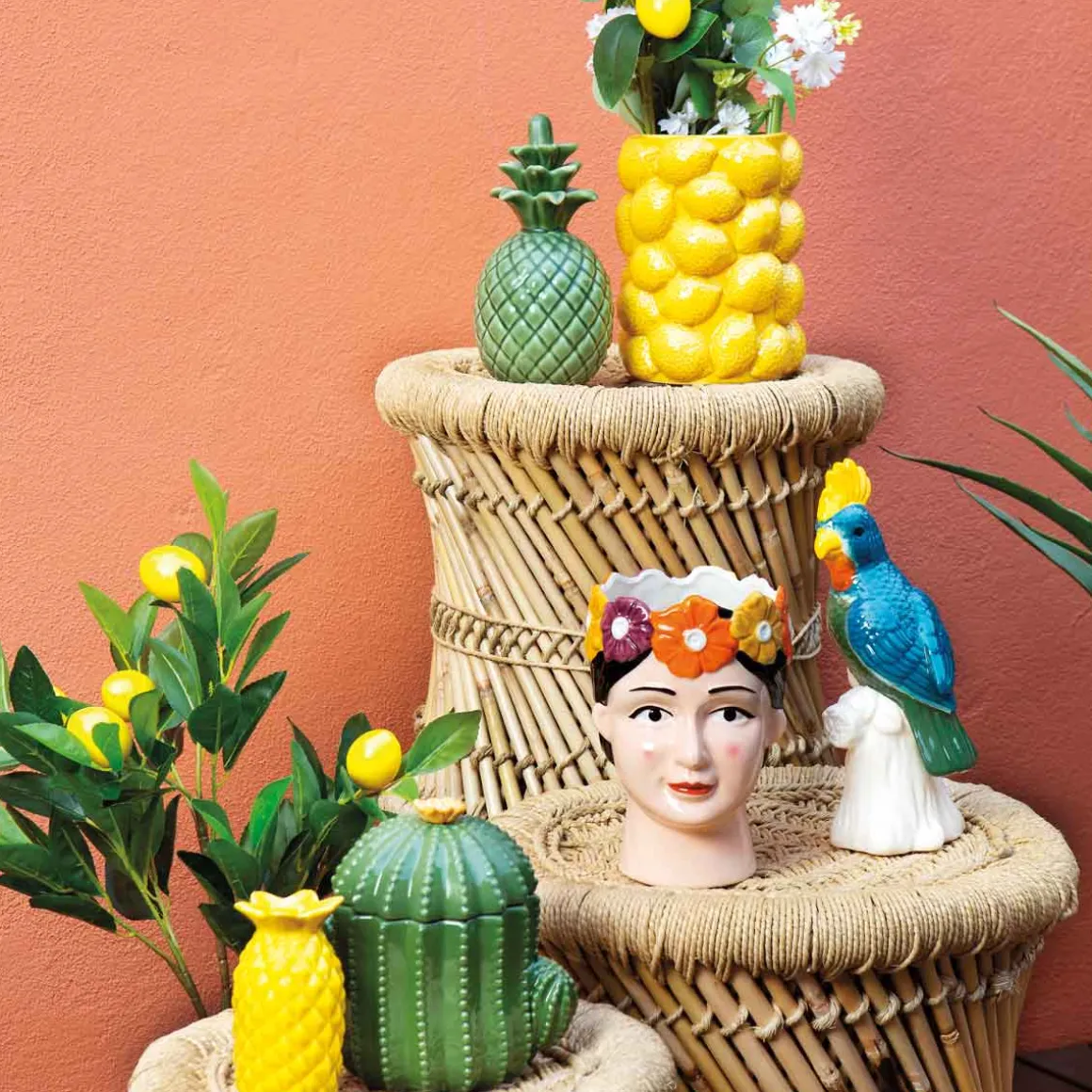 Jarra YUCATAN em cerâmica 18,2cm